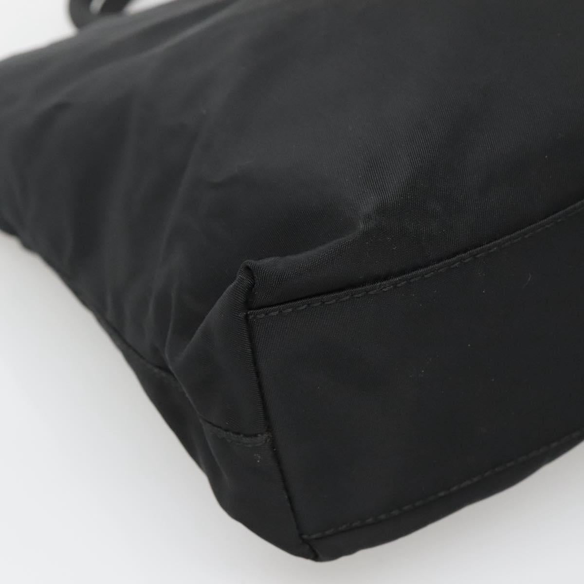 Prada Hand Bag Nylon Black