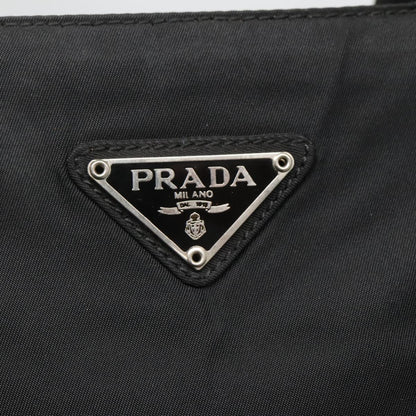 Prada Hand Bag Nylon Black
