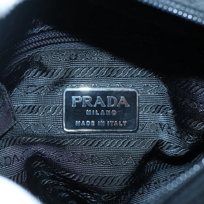 Prada Hand Bag Nylon Black