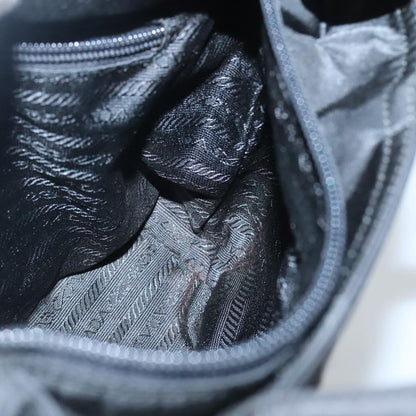 Prada Hand Bag Nylon Black