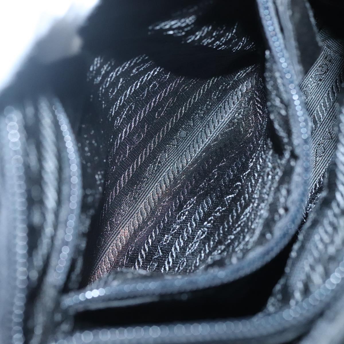 Prada Hand Bag Nylon Black