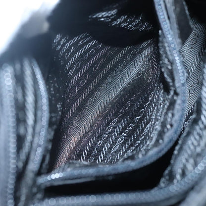 Prada Hand Bag Nylon Black