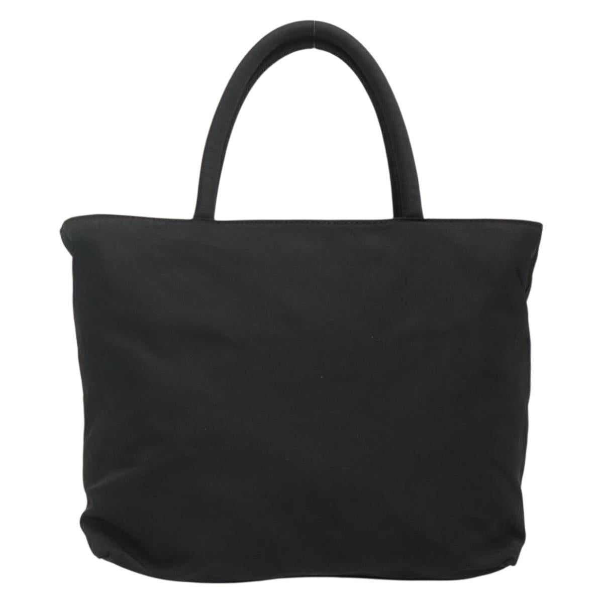 Prada Hand Bag Nylon Black