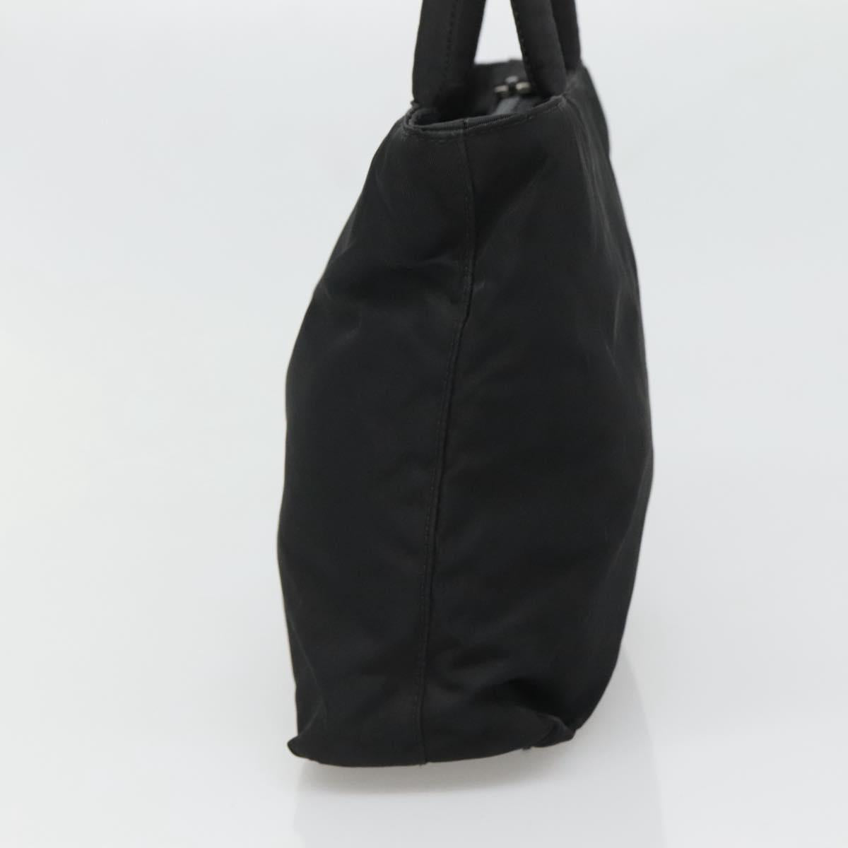 Prada Hand Bag Nylon Black