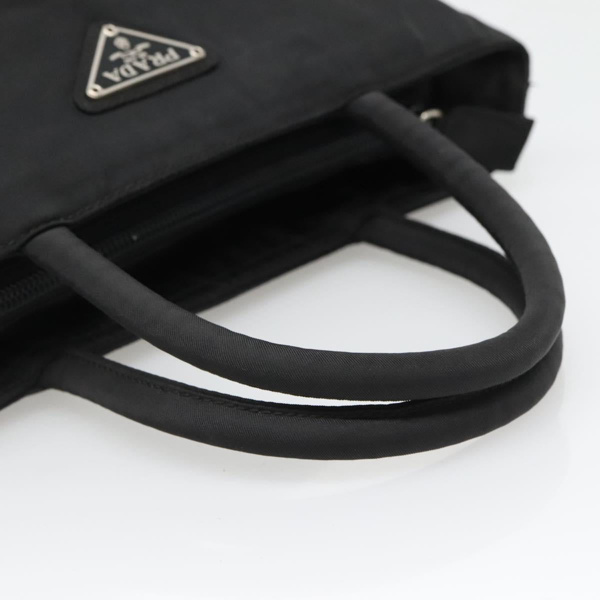 Prada Hand Bag Nylon Black