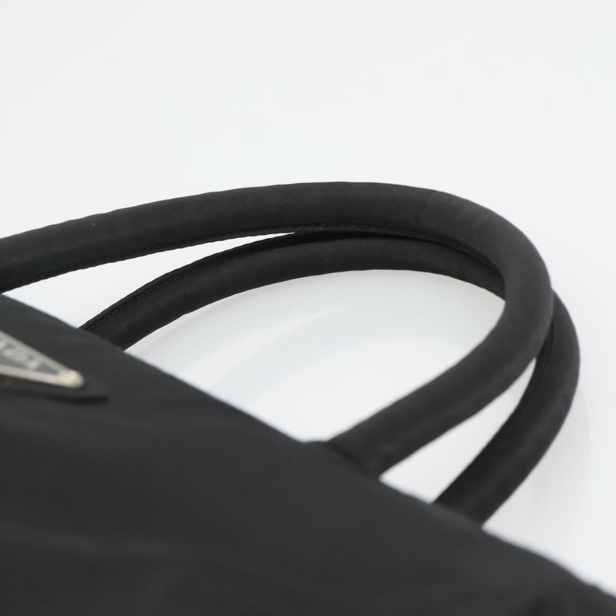 Prada Hand Bag Nylon Black