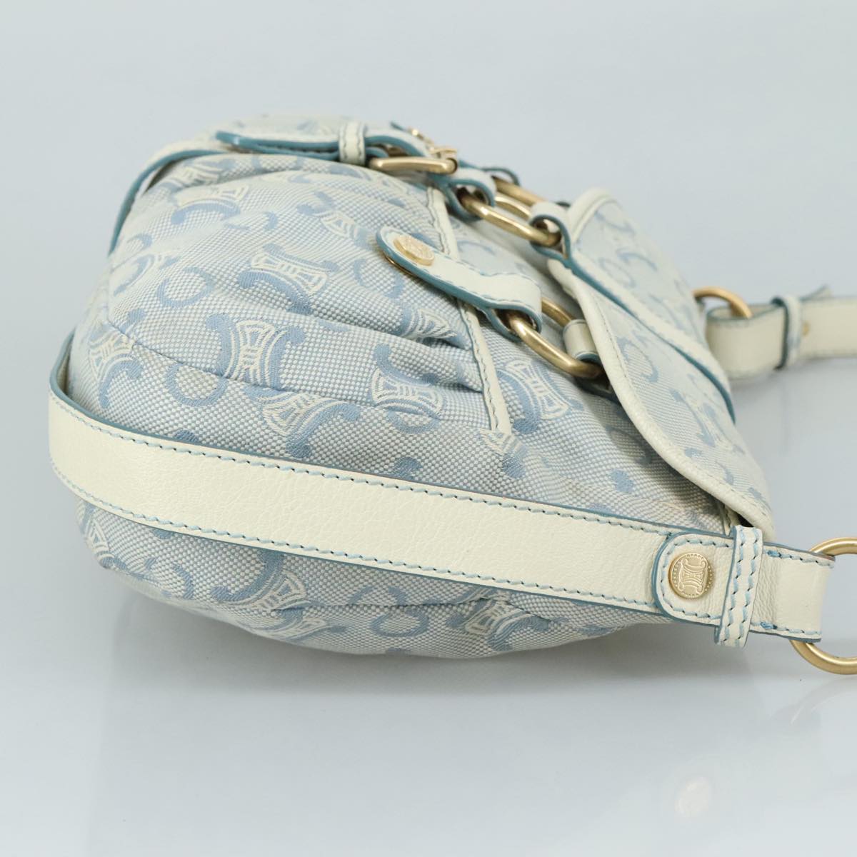 Celine Macadam Canvas Light Blue
