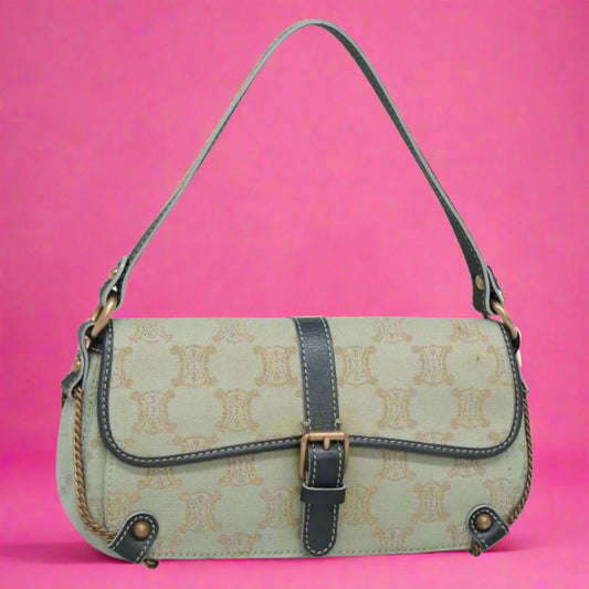 Celine Macadam Canvas Green