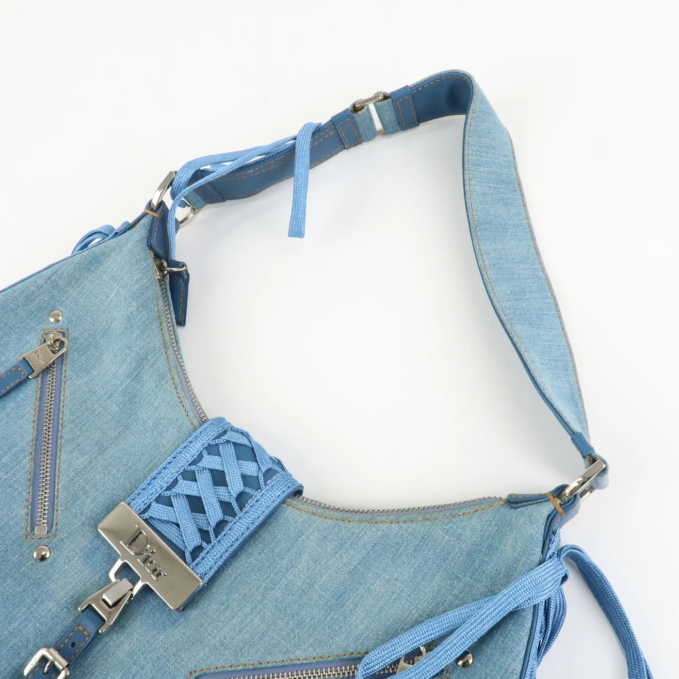 Christian Dior Vintage Denim Admit It Bag
