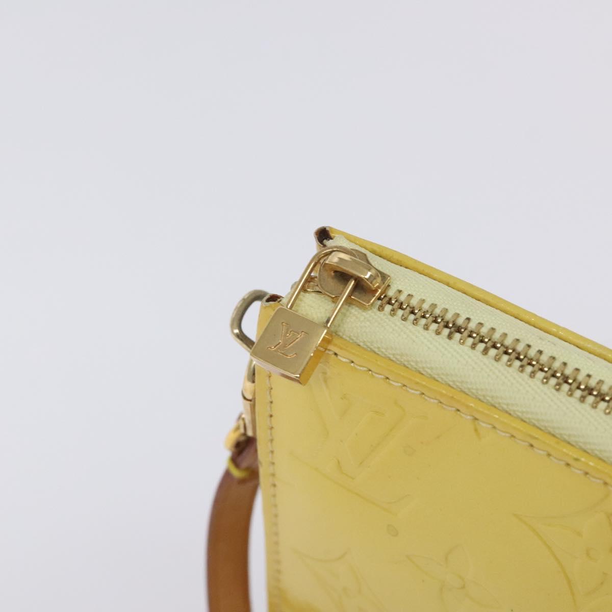 Louis Vuitton Yellow Vernis Lexington Pochette