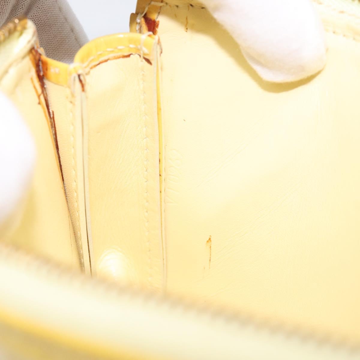 Louis Vuitton Yellow Vernis Lexington Pochette