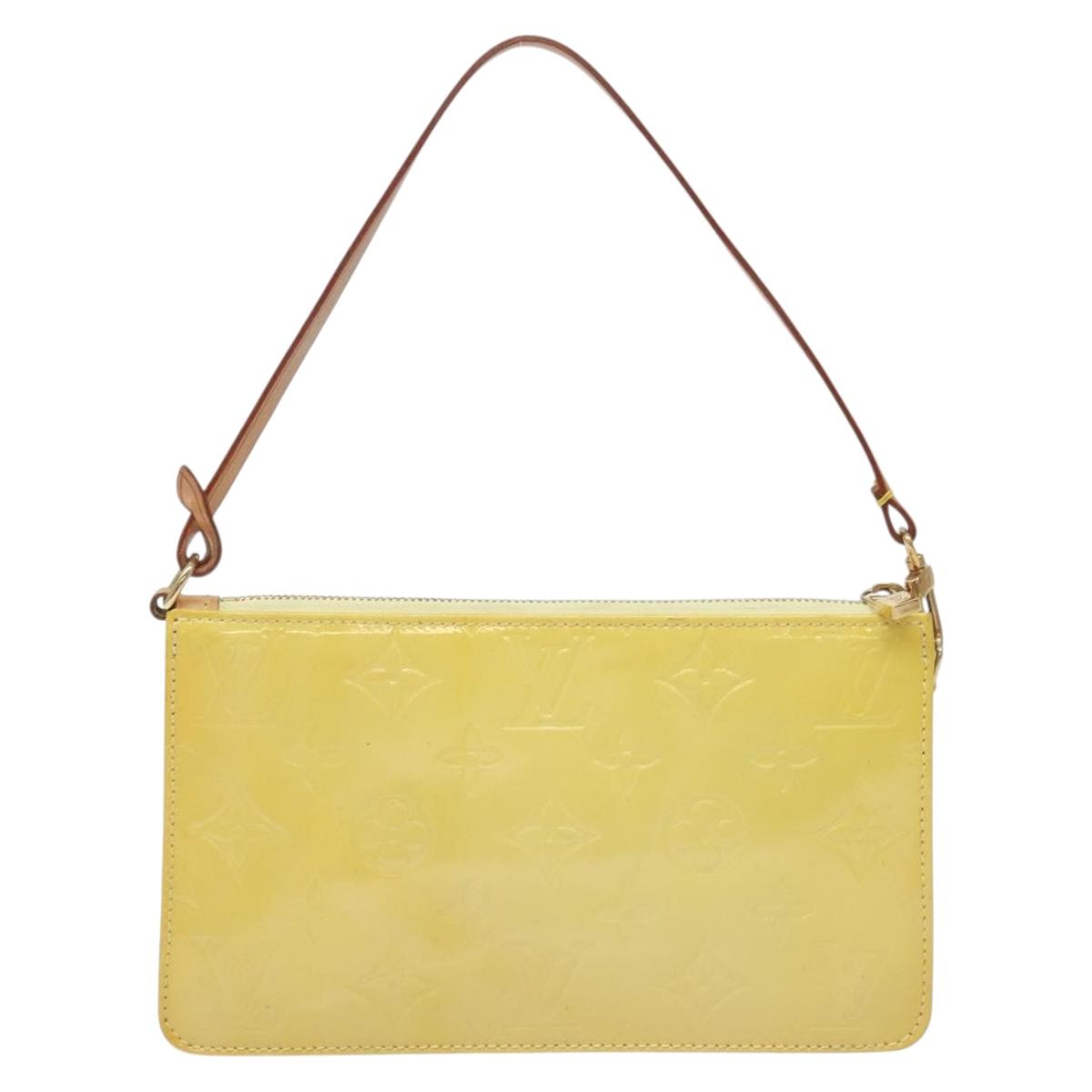 Louis Vuitton Yellow Vernis Lexington Pochette
