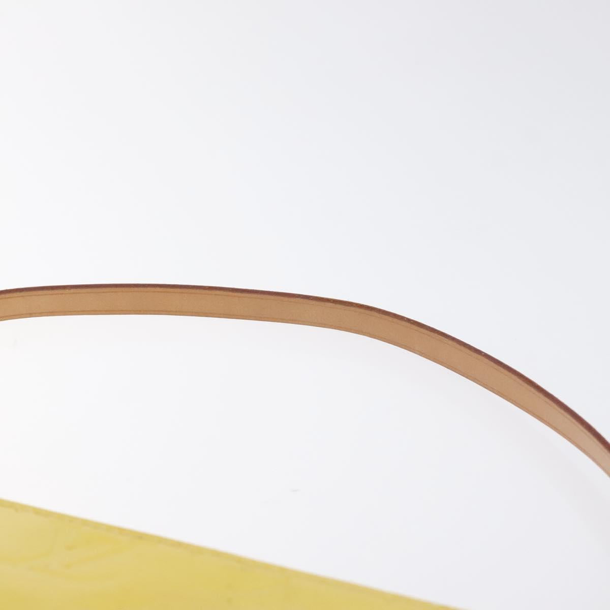 Louis Vuitton Yellow Vernis Lexington Pochette