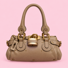 Chloé Mini Paddington Tan Leather Satchel Bag