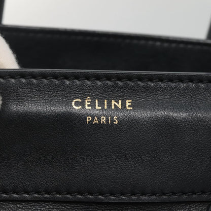 Celine Luggage Mini Shopper Leather Black