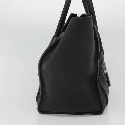 Celine Luggage Mini Shopper Leather Black