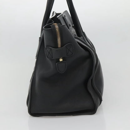 Celine Luggage Mini Shopper Leather Black
