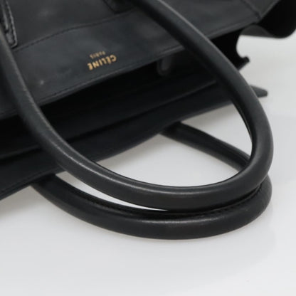 Celine Luggage Mini Shopper Leather Black