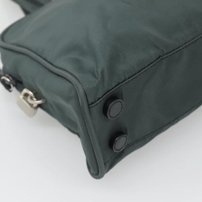 Prada Nylon Khaki Silver