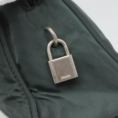 Prada Nylon Khaki Silver