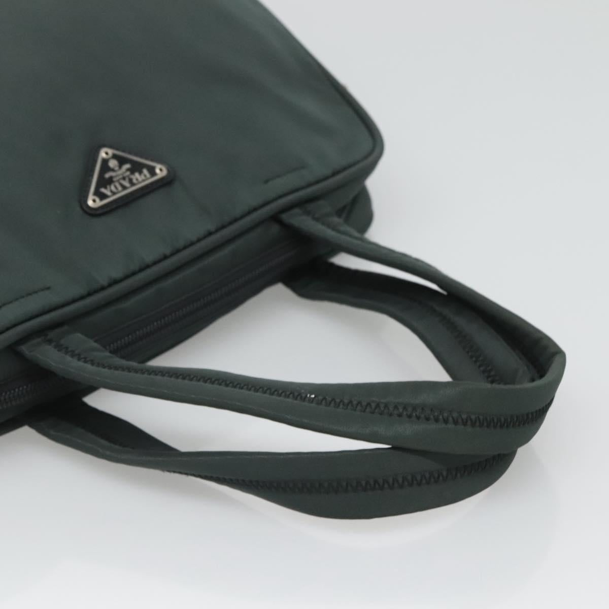 Prada Nylon Khaki Silver