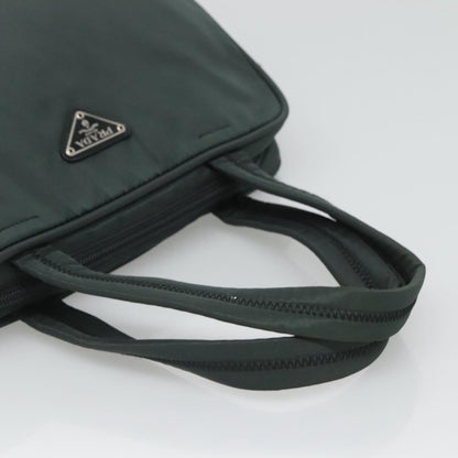 Prada Nylon Khaki Silver