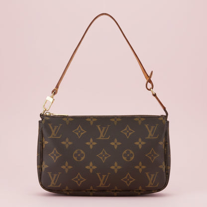 #66 Louis Vuitton Monogram Pochette