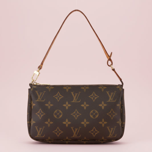 #66 Louis Vuitton Monogram Pochette