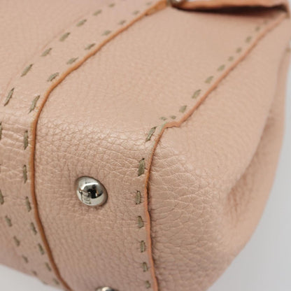 Fendi Selleria Pink Leather Hand Bag