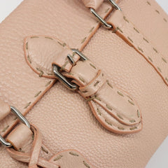 Fendi Selleria Pink Leather Hand Bag