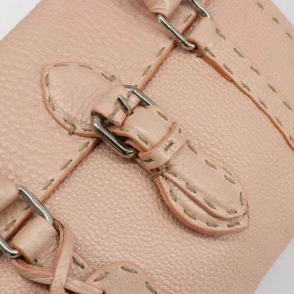 Fendi Selleria Pink Leather Hand Bag