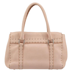 Fendi Selleria Pink Leather Hand Bag