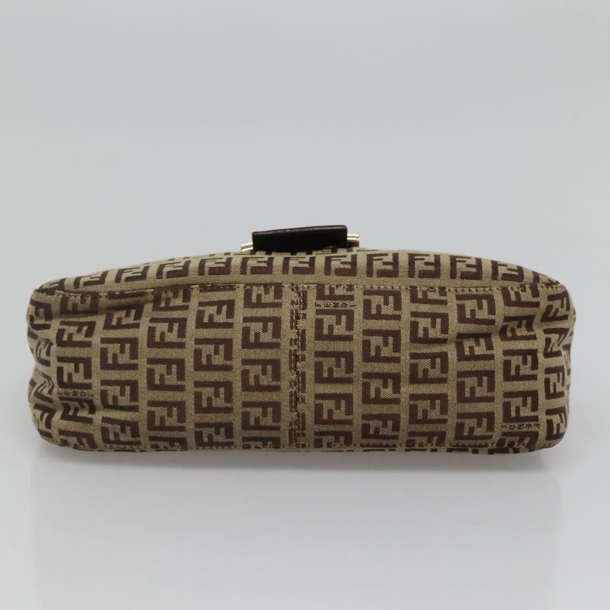 Fendi Zucchino Canvas Mamma Baguette Shoulder Bag (comes with duster)