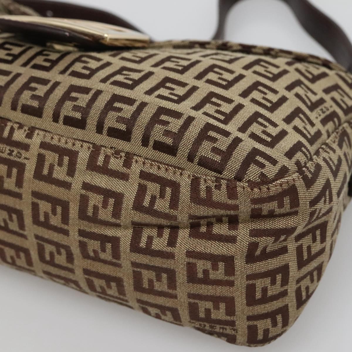 Fendi Zucchino Canvas Mamma Baguette Shoulder Bag (comes with duster)