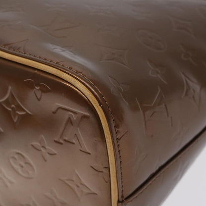 Louis Vuitton Monogram Vernis Houston Hand Bag Bronze