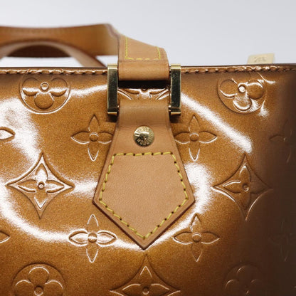 Louis Vuitton Monogram Vernis Houston Hand Bag Bronze