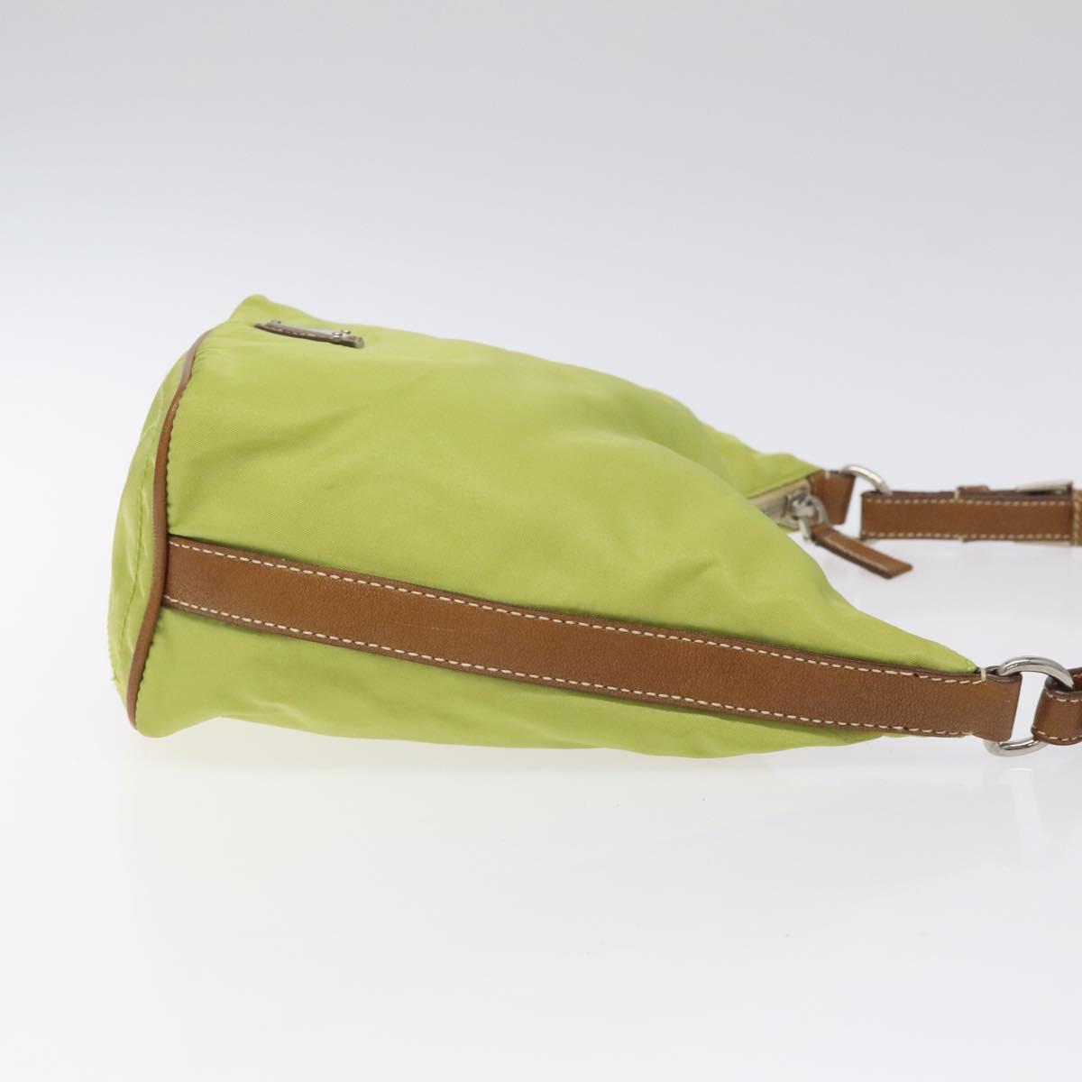 Prada Light Green Nylon Shoulder Bag