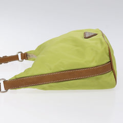 Prada Light Green Nylon Shoulder Bag