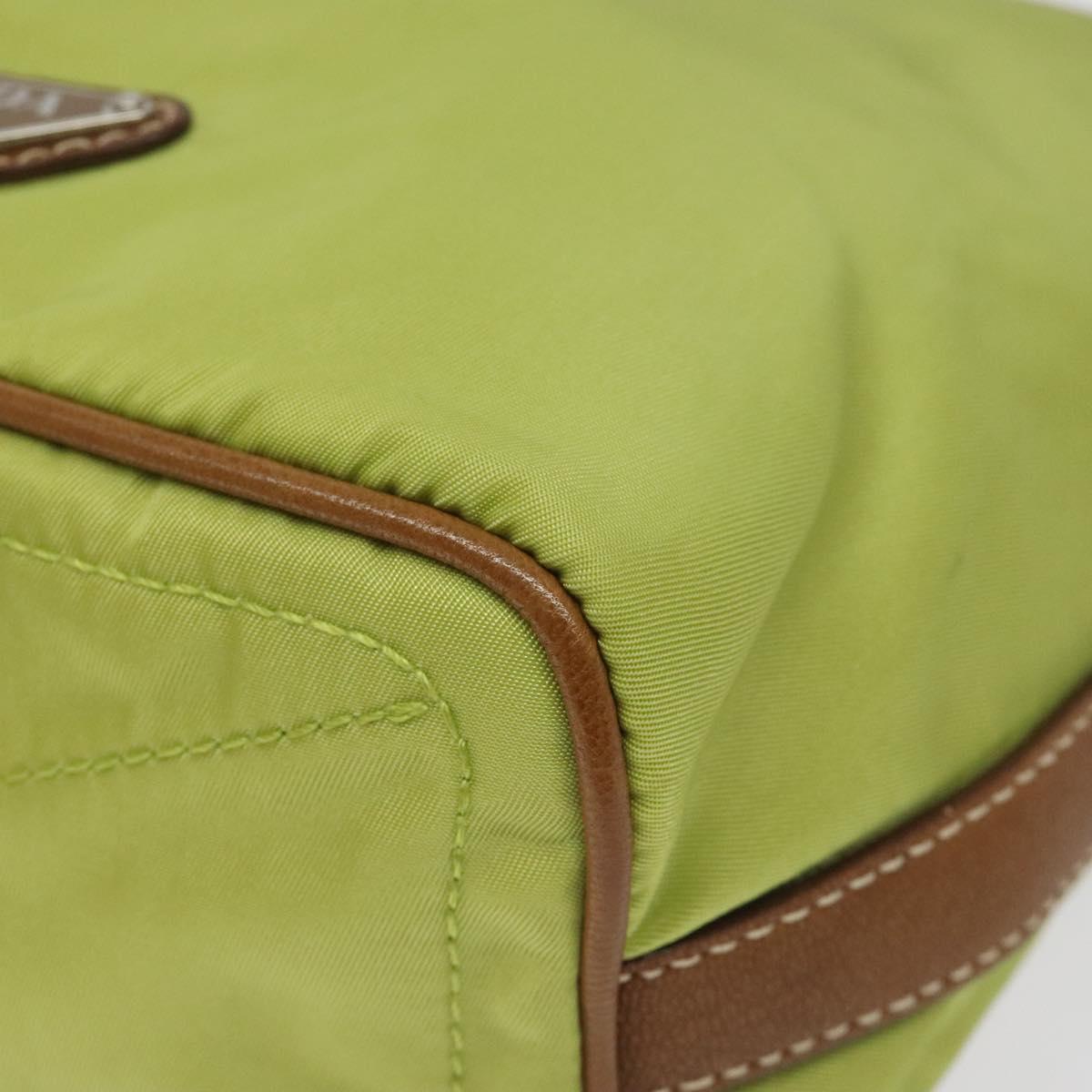Prada Light Green Nylon Shoulder Bag