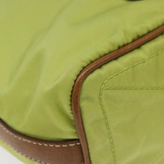 Prada Light Green Nylon Shoulder Bag
