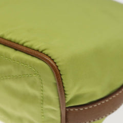 Prada Light Green Nylon Shoulder Bag