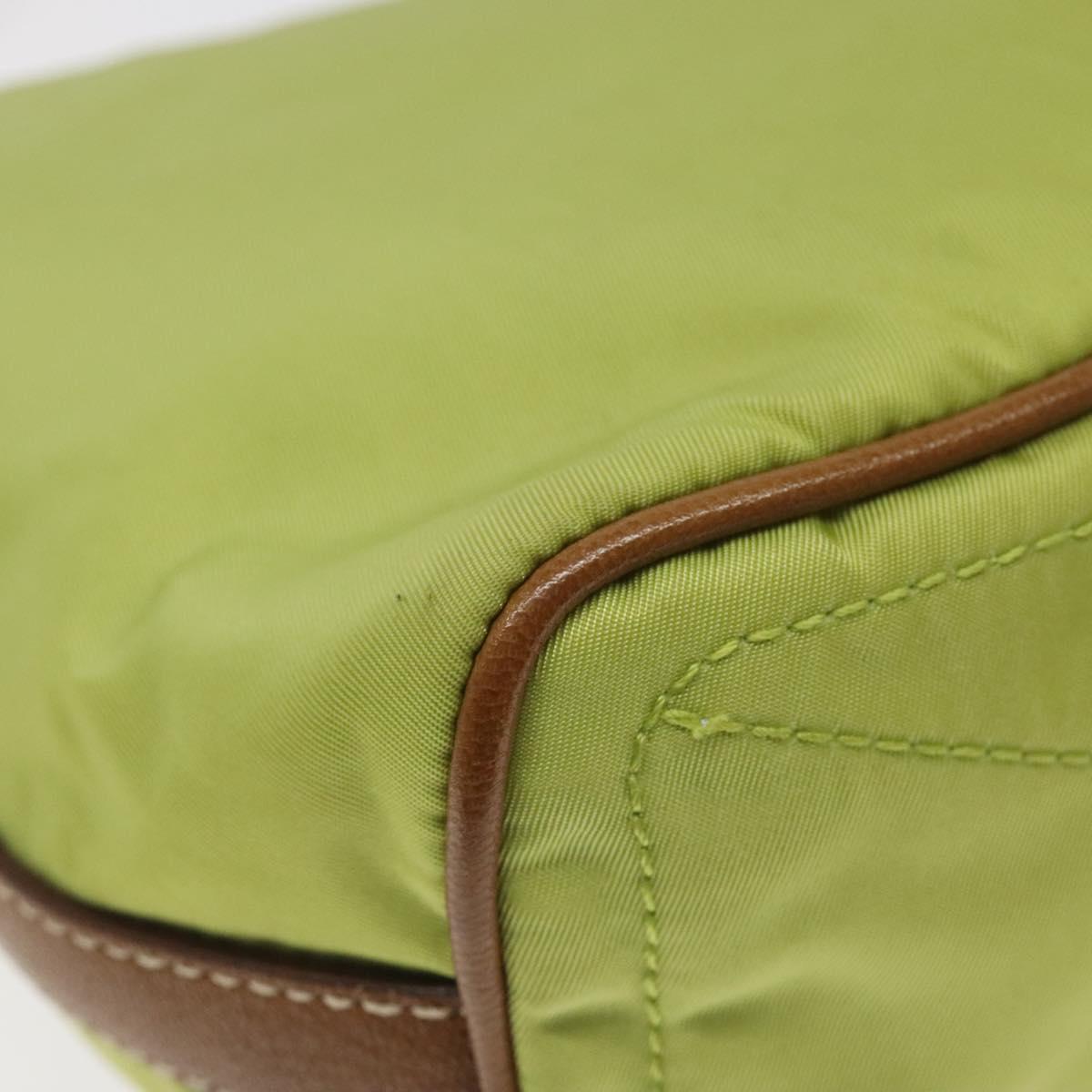 Prada Light Green Nylon Shoulder Bag