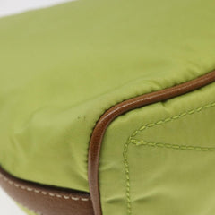 Prada Light Green Nylon Shoulder Bag