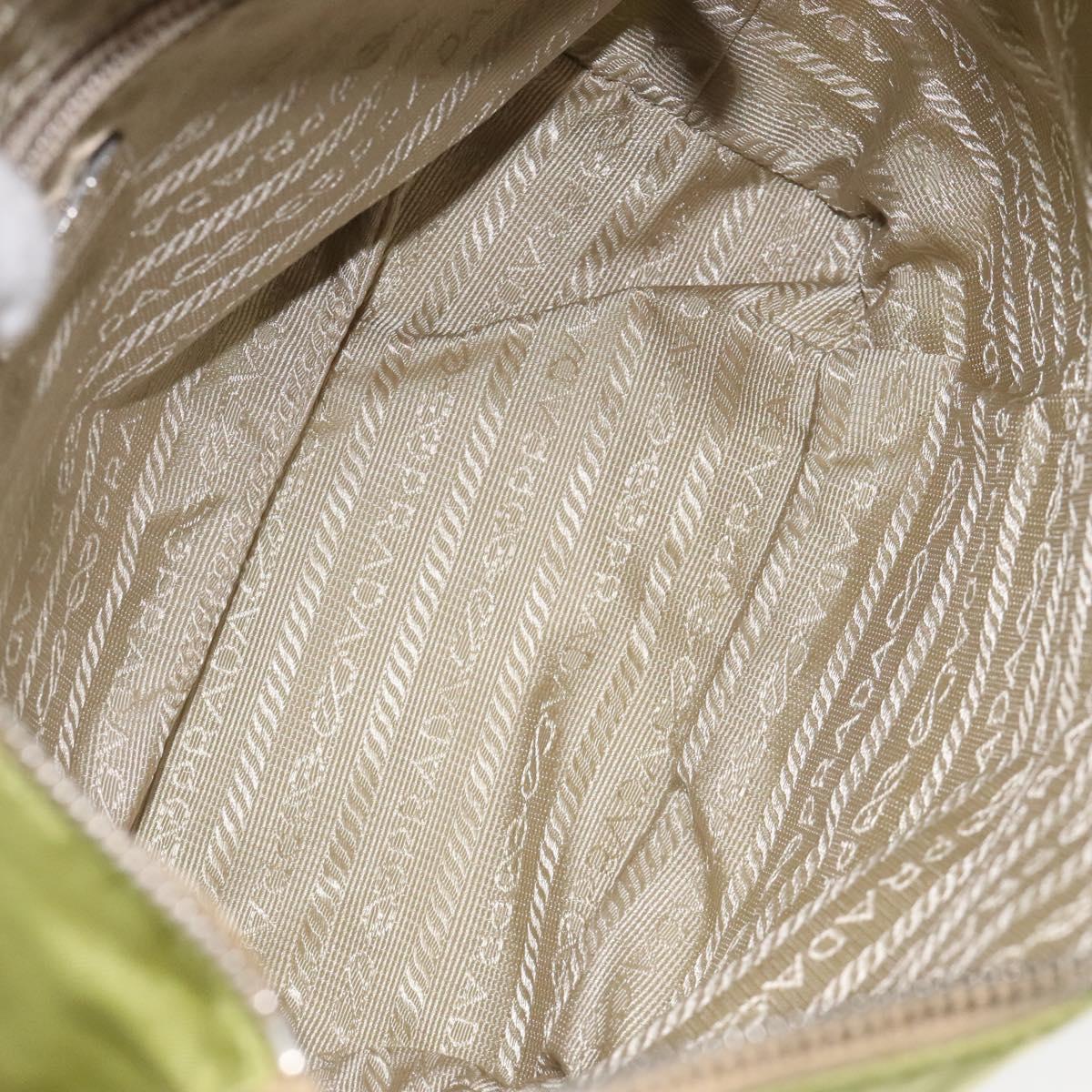 Prada Light Green Nylon Shoulder Bag