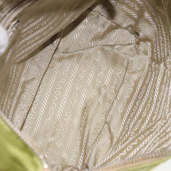 Prada Light Green Nylon Shoulder Bag