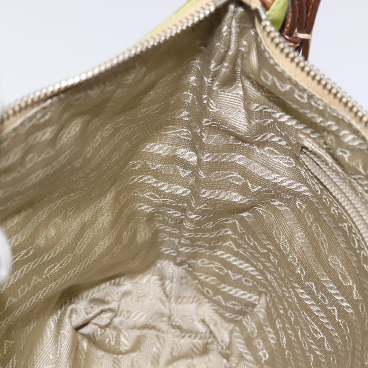 Prada Light Green Nylon Shoulder Bag