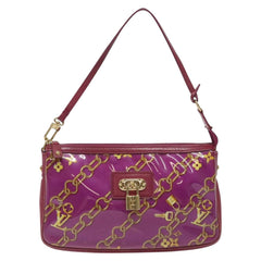 Louis Vuitton Monogram Charm Pochette Fuchsia