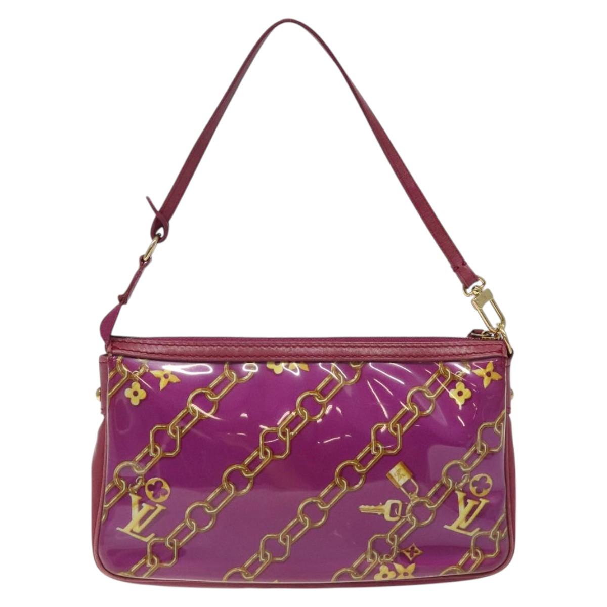 Louis Vuitton Monogram Charm Pochette Fuchsia