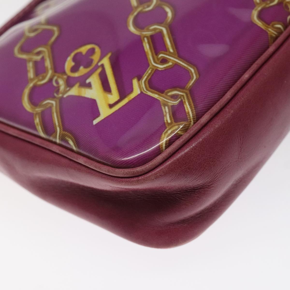 Louis Vuitton Monogram Charm Pochette Fuchsia
