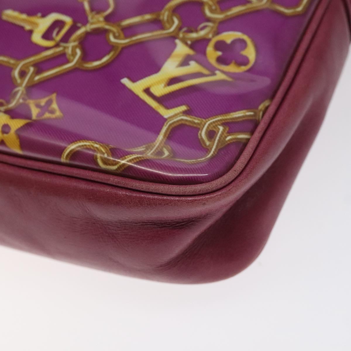 Louis Vuitton Monogram Charm Pochette Fuchsia